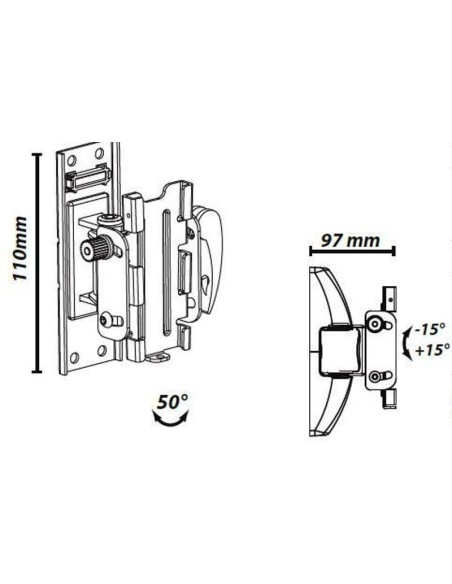 STAFFA 23 - 37 Pollici GUM Gbs
