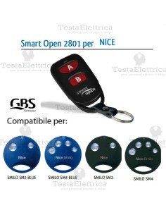 Telecomando compatibile Mutancode Smart Open 2801 Gbs 