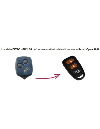 Telecomando compatibile VDS smart Open 2801 Gbs 