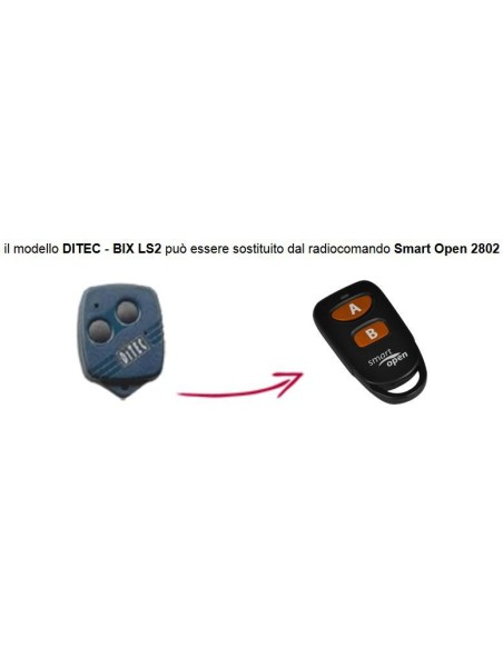 Telecomando compatibile VDS smart Open 2801 Gbs 
