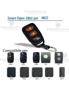 Telecomando compatibile NICE smart Open 2802 Gbs 