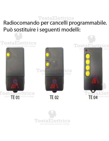 Telecomando compatibile BFT smart Open 2804 Gbs 