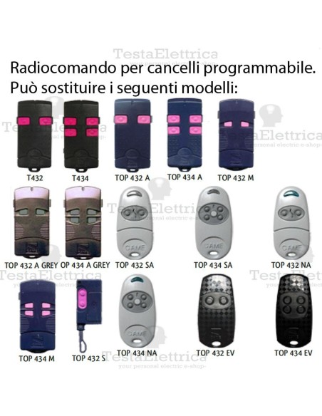 Telecomando compatibile BFT smart Open 2804 Gbs 