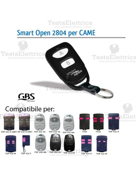 Telecomando compatibile BFT smart Open 2804 Gbs 