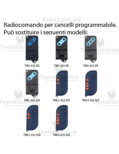 Telecomando compatibile DEA smart Open 2804 Gbs 