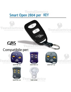 Telecomando compatibile FAAC smart Open 2804 Gbs 