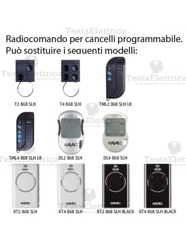 Telecomando compatibile FAAC smart Open 2805 Gbs 