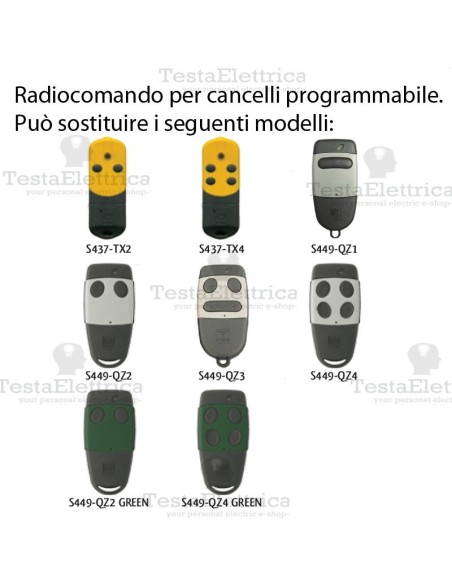 Telecomando compatibile FAAC  smart Open 2806 Gbs 