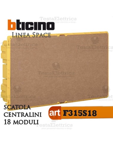 Scatola  F315S18  incasso per centralini 18 moduli linea Space Bticino 