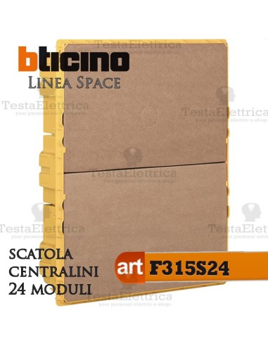 Scatola  F315S24  incasso per centralini 24 moduli linea Space Bticino 