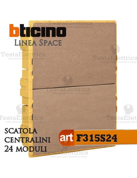 Scatola  F315S24  incasso per centralini 24 moduli linea Space Bticino 