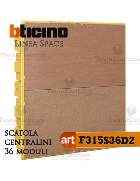 Scatola  F315S24  incasso per centralini 24 moduli linea Space Bticino 