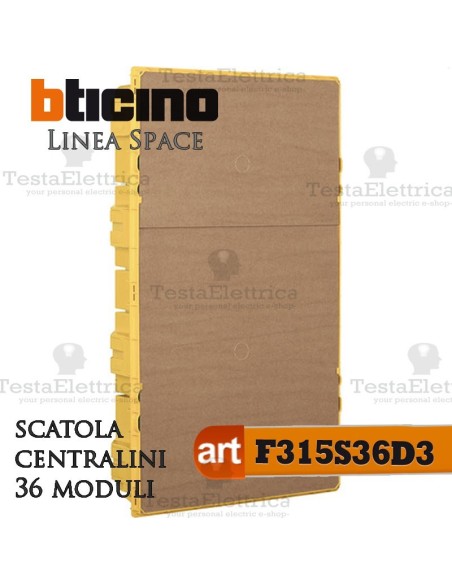 Scatola  F315S36D2 incasso per centralini 36 moduli linea Space Bticino 