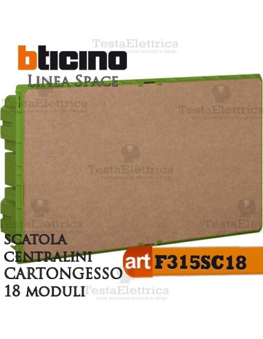 Scatola  F315S18  incasso per centralini 18 moduli linea Space Bticino 
