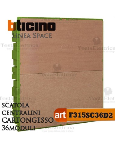 Scatola  F315S36D2 incasso per centralini 36 moduli linea Space Bticino 
