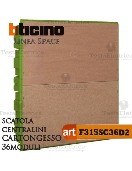 Scatola  F315S36D2 incasso per centralini 36 moduli linea Space Bticino 