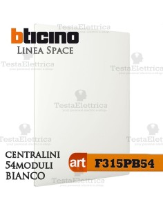 Centralino serie Space  Bianco F315PB54 54 moduli din per cassette incasso Bticino 