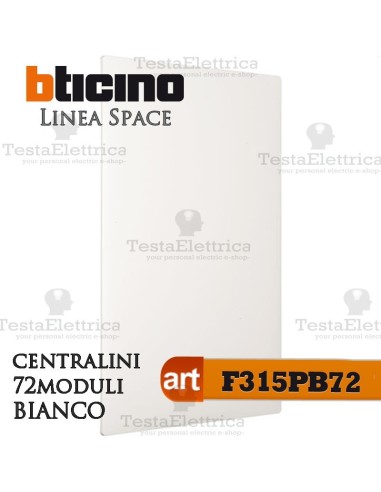 Centralino serie Space  Bianco F315PB54 54 moduli din per cassette incasso Bticino 