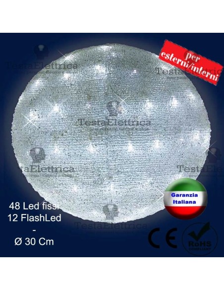 Sfera Luminosa a Led interno/esterno Rosawinter
