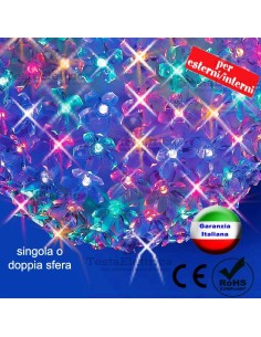 Sfera Luminosa a Led singola o doppia Rosawinter