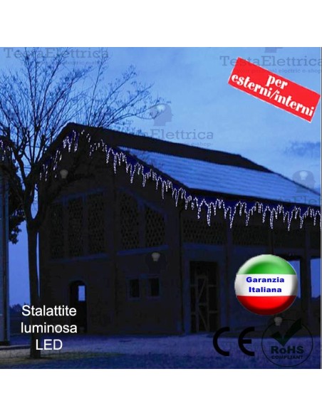Stallattite luminosa a Led natalizia 3 metri RosaChristmas