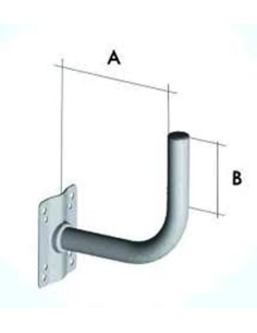 staffa  per parabola a L A 75 cm B 25 srt00018