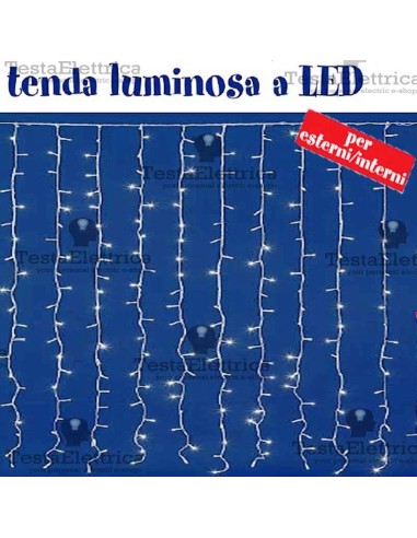 Tenda Luminosa a Led altezza 1,5 metri RosaChristmas