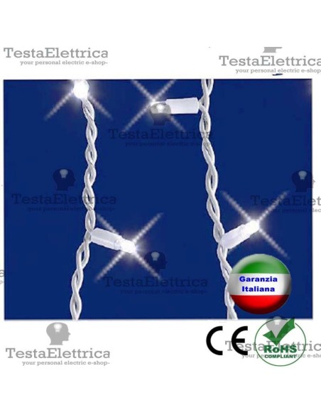 Tenda Luminosa a Led pofessionale  prolungabile RosaChristmas