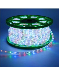 Tubo Luminoso a Led pofessionale 44 metri prolungabile e tagliabile RosaChristmas 2