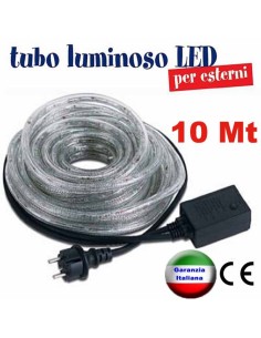 Tubo Luminoso a Led 10 metri RosaChristmas
