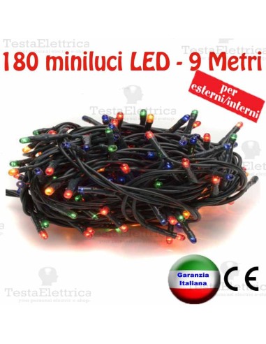 Serie da 180 minilucciole LED Multicolore esterno/interno  RosaChristmas