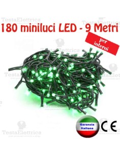 Serie da 180 minilucciole LED Rosso interno  RosaChristmas