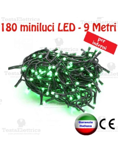 Serie da 180 minilucciole LED Rosso interno  RosaChristmas