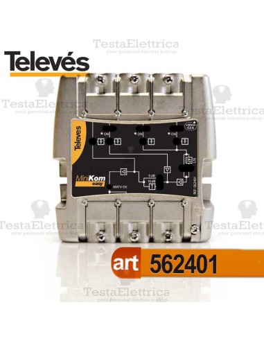 Centralino TV  4I / 1U 562421 Televes 