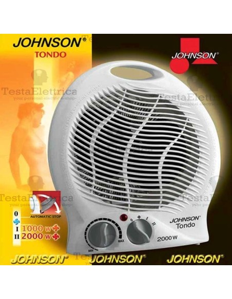 Termoventilatore da poggio 2000w Tondo Johnson