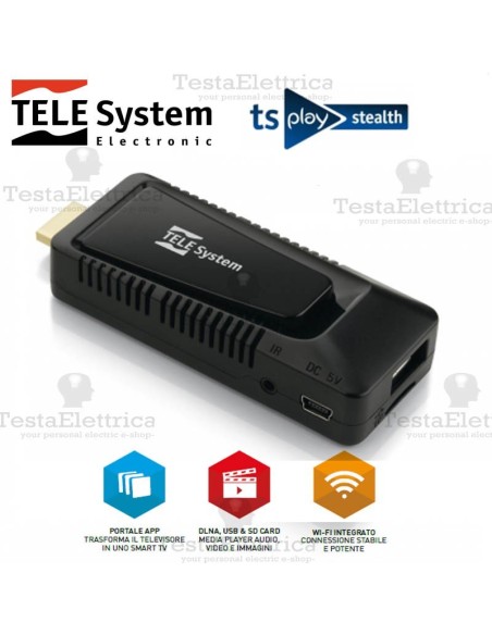 Smart Box  HD Wifi TSplay stealth Telesystem