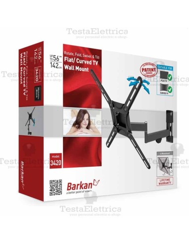 Staffa per TV curve max 56 Pollici Barkan
