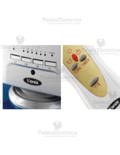 Stufa al carbonio 2 elementi 1000w Bartolini 2