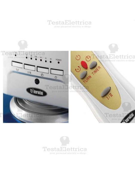 Stufa al carbonio 2 elementi 1000w Bartolini