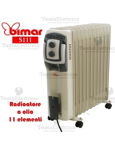 Radiatore a olio 11 elementi Bimar