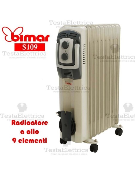 Radiatore a olio 9 elementi Bimar