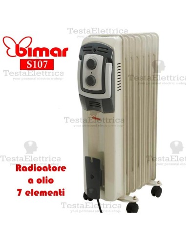 Radiatore a olio 7 elementi Bimar