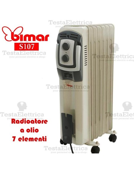 Radiatore a olio 7 elementi Bimar