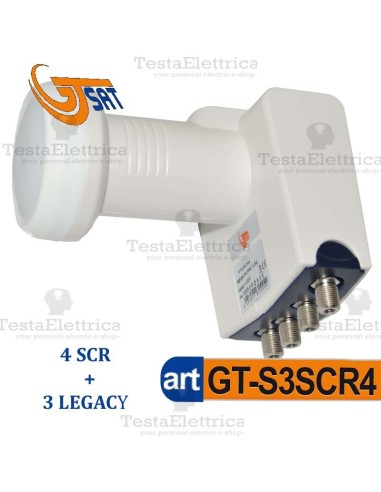 Convertitore LNB SCR 1 Out 4ch SCR + 3 Out Legacy GT SAT