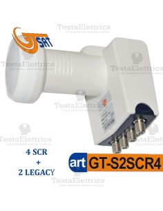Convertitore LNB SCR 1 Out 4ch SCR + 2 Out Legacy GT SAT