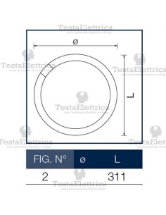 Circolina al neon 32 watt 31 cm T8 Standard Trifosforo Leuci 2