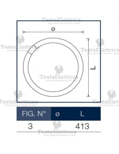 Circolina al neon 40 watt 41cm T8 Standard Trifosforo Leuci 2