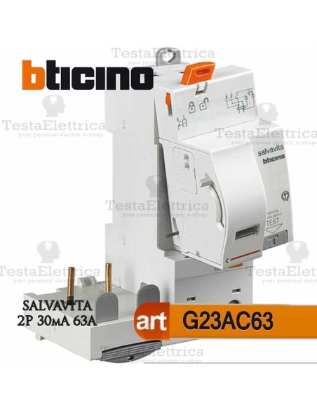 Modulo Differenziale Salvavita associabile 63A Bticino
