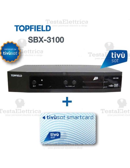 Decoder TIVUSAT sd scheda inclusa Topfield