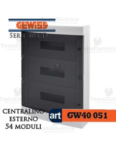 Centralino 54 moduli per quadri elettrici esterni 40051 Gewiss
